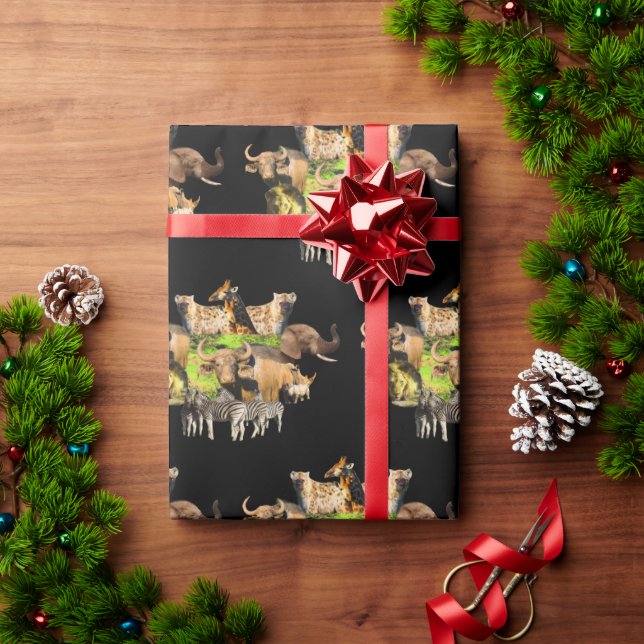 Muddy Buffalo Naturrahmen Wrapping Paper Geschenkpapier (Feiertagsgeschenk)