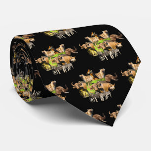 Muddy Buffalo Wildlife Frame Neck Tie Krawatte