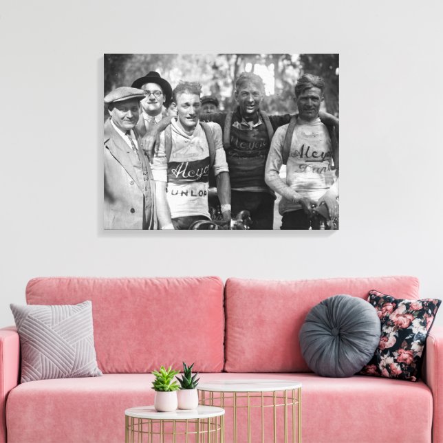 Muddy Faces Tour de France 1928 Nach Bühne 10 Leinwanddruck (Insitu (Wohnzimmer))