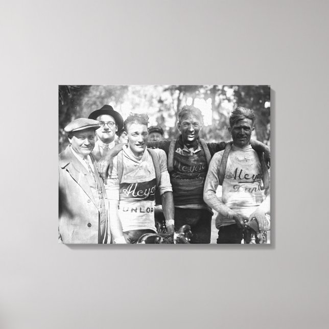 Muddy Faces Tour de France 1928 Nach Bühne 10 Leinwanddruck (Vorderseite)