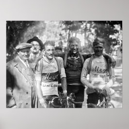 Muddy Faces Tour de France 1928 Nach Bühne 10 Poster