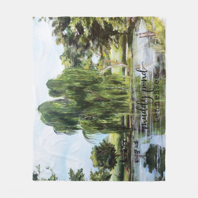 Muddy Pond Fleece Blanket (Vorderseite)