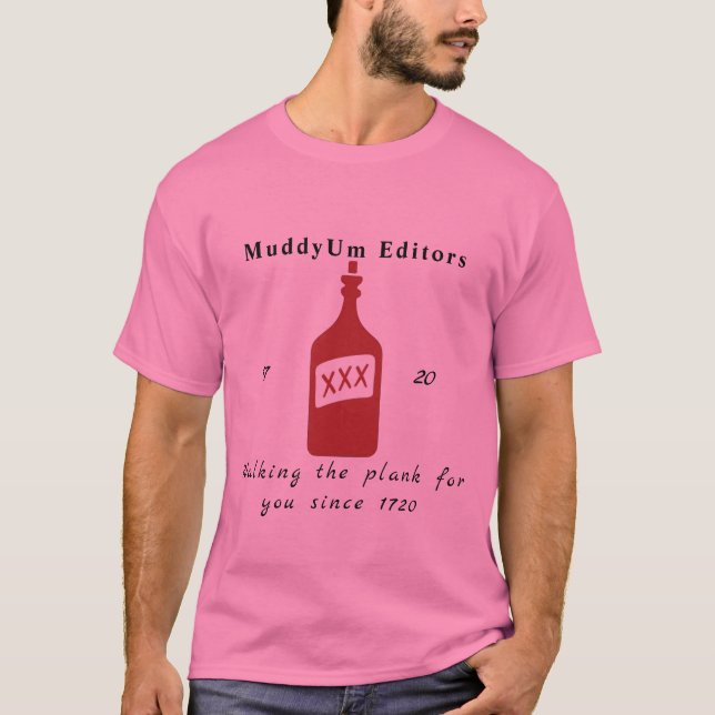 MuddyUm Editors T-Shirt (Vorderseite)