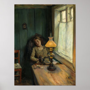 müde   Christlich Krohg   Poster