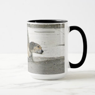 Müde Hunde Tasse - wählen Sie Stil & Farbe