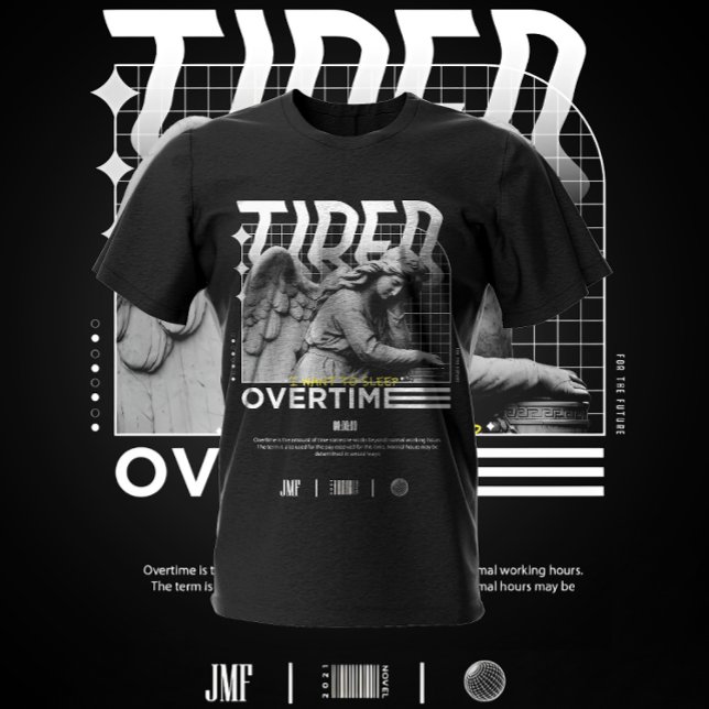 Müde ich wollte zu schlafen Überstunden T-Shirt (Von Creator hochgeladen)