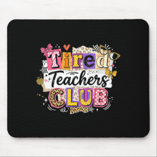 Müde Lehrer Sommerclub Lustiger Lehrer Sommer Mousepad