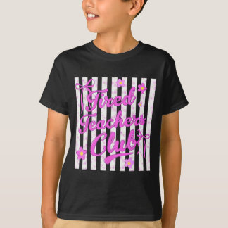 Müde Lehrer Sommerclub Lustiger Lehrer Sommer T-Shirt