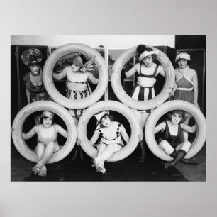 Müde Mädchen: 20er Poster