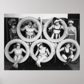 Müde Mädchen: 20er Poster