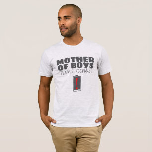 Müde Mama Mutter von Jungen Bitte lade Geschenke n T-Shirt