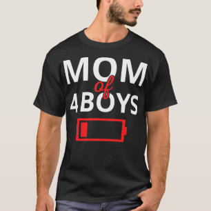 Müde Mama von 4 Jungen II T-Shirt
