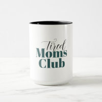 Müde Moms Club Wasserflasche