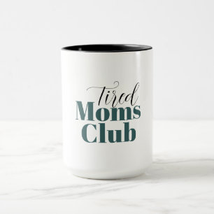 Müde Moms Club Wasserflasche Tasse