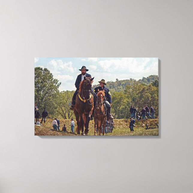 müde Soldaten für Gewerkschaft Leinwanddruck (Vorderseite)