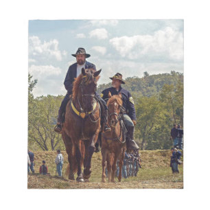 müde Soldaten für Gewerkschaft Notizblock