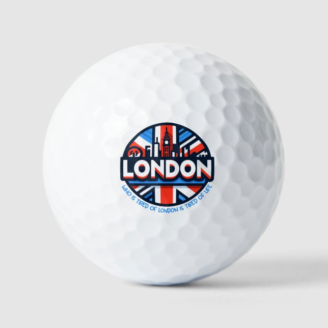 müde von London Golfball (Vorderseite)