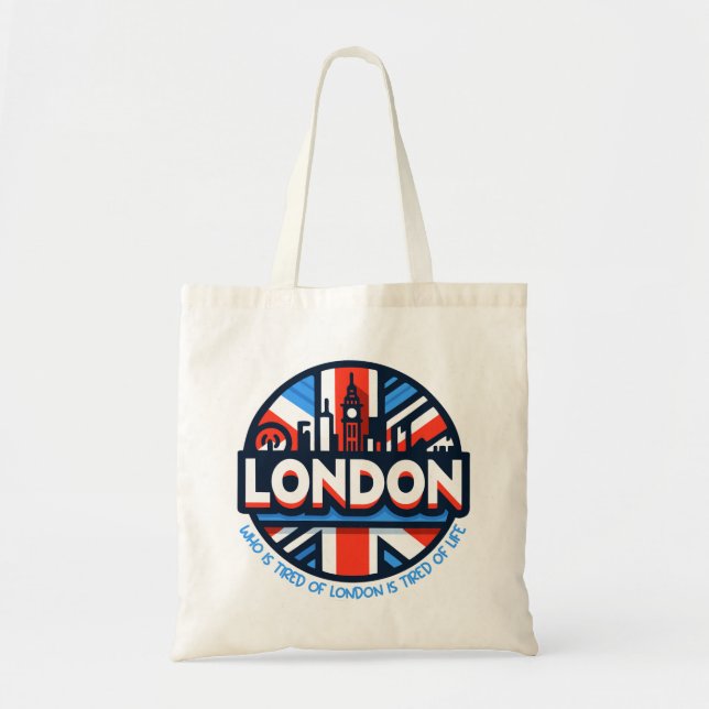 müde von London Tragetasche (Vorne)