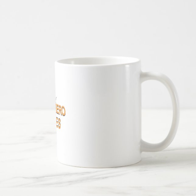 Müde von Superhelden Tasse (Rechts)