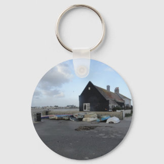 Mudeford Quay an einem windigen Tag. Schlüsselanhänger