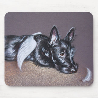 Müder Engel (Scottie) Mousepad