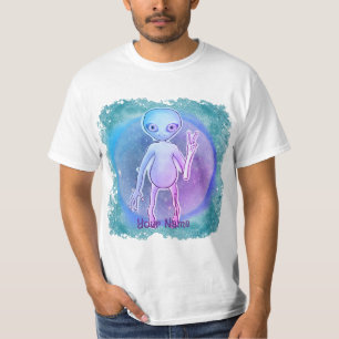 Müder Friedens-Alien T-Shirt