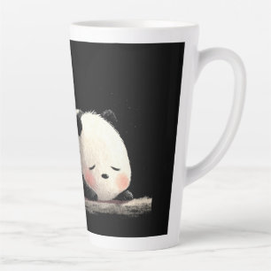 Müdes Panda Fitnessstudio – Lustige Workout Kunst Milchtasse