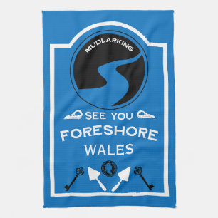 Mudlarking Hobby-Geschenk Geschirrtuch