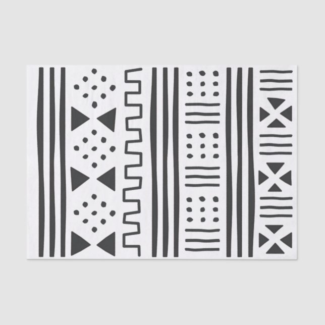 Mudprint Art Seidenpapier (Vorderseite)