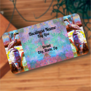 Muelle Los Peines Pelican 0463 Adresse Adressaufkleber