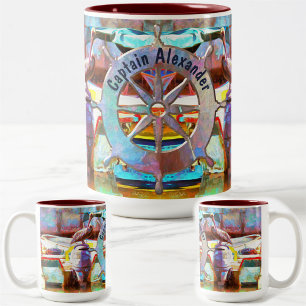 Muelle Los Peines Pelican 0463 Zweifarbige Tasse