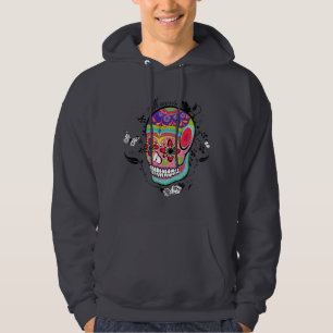 Muerte Tag der toten Illustration Hoodie