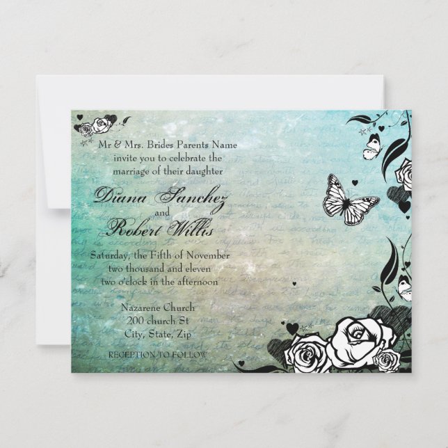 Muerte Tag des Toten Kalaveras Zuckerschädels Einladung (Vorderseite)