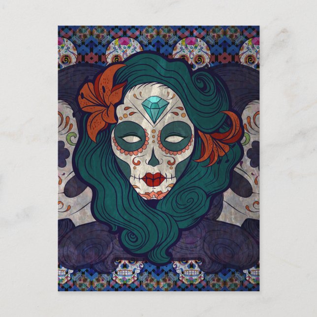Muerto Ladys Postkarte (Vorderseite)
