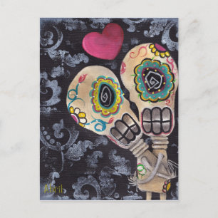 Muertos de Amor Postcard Postkarte