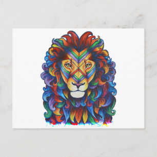 Mufasas neues Haar tut es Postkarte
