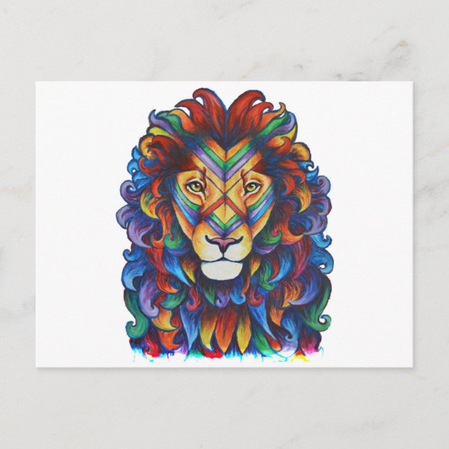 Mufasas neues Haar tut es Postkarte (Vorderseite)