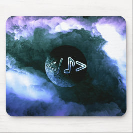 Mufaya-Logo im Weltraum Mousepad
