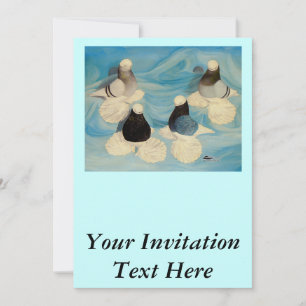 Muffed Tumblers Vier Einladung