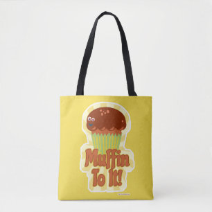 Muffin dazu Riesenchrakter Lustige Cartoonfigur 