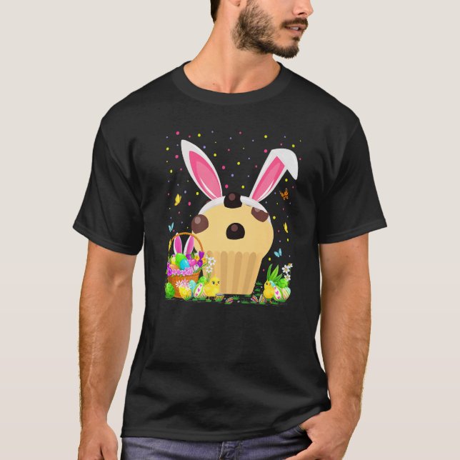 Muffin Fast Food Ostereier Hunt Bunny Muffin Ost T-Shirt (Vorderseite)