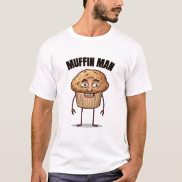 Muffin Man Funny Design Brainrot Style t shirt