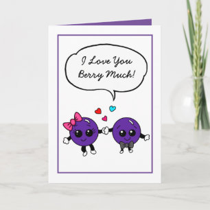 Muffin Vergleiche mit Ihnen, Liebe Sie Berry Much  Karte