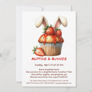 Muffins & Mornings – Osterfrühstücksfeier Einladung