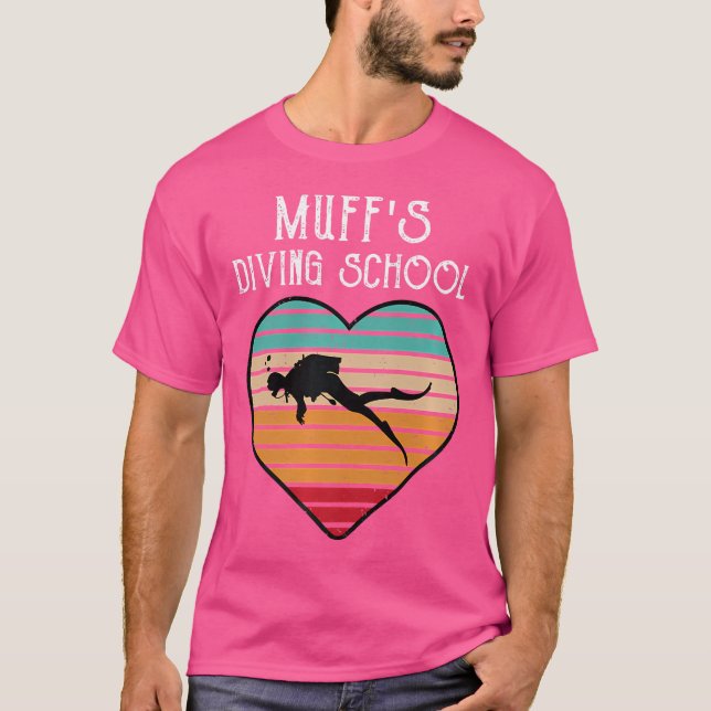 Muffs Diving School T-Shirt (Vorderseite)