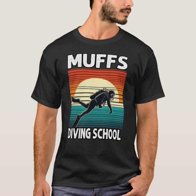 Muffs Diving School T-Shirt (Vorderseite)