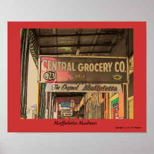 Muffuletta Verrücktheit Poster