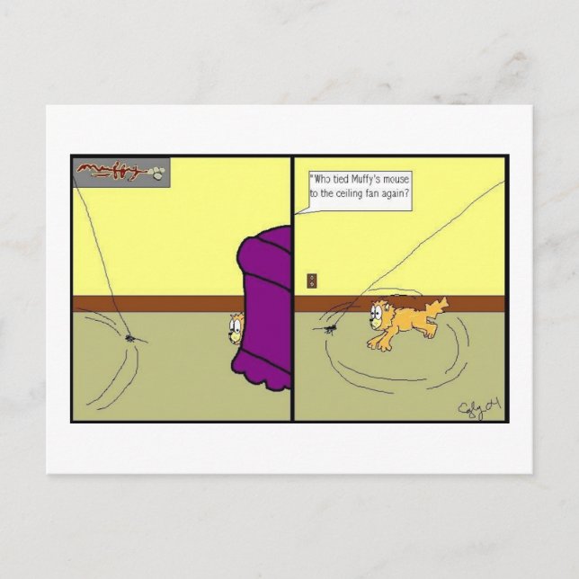 Muffy und die Maus Postkarte (Vorderseite)