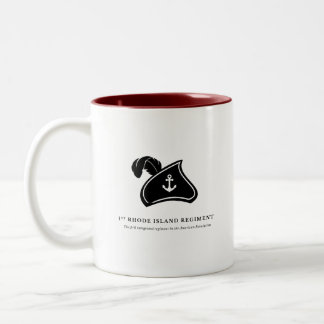 Mug — 1st Rhode Island Regiment Zweifarbige Tasse