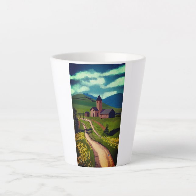 Mug-2-Landschaft Milchtasse (Vorderseite)